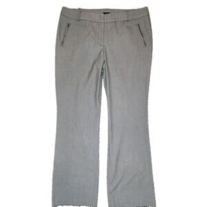 Worthington Grey Dress Pants Size 16 | Straight Leg Trouser | Silver Zipper Pock
